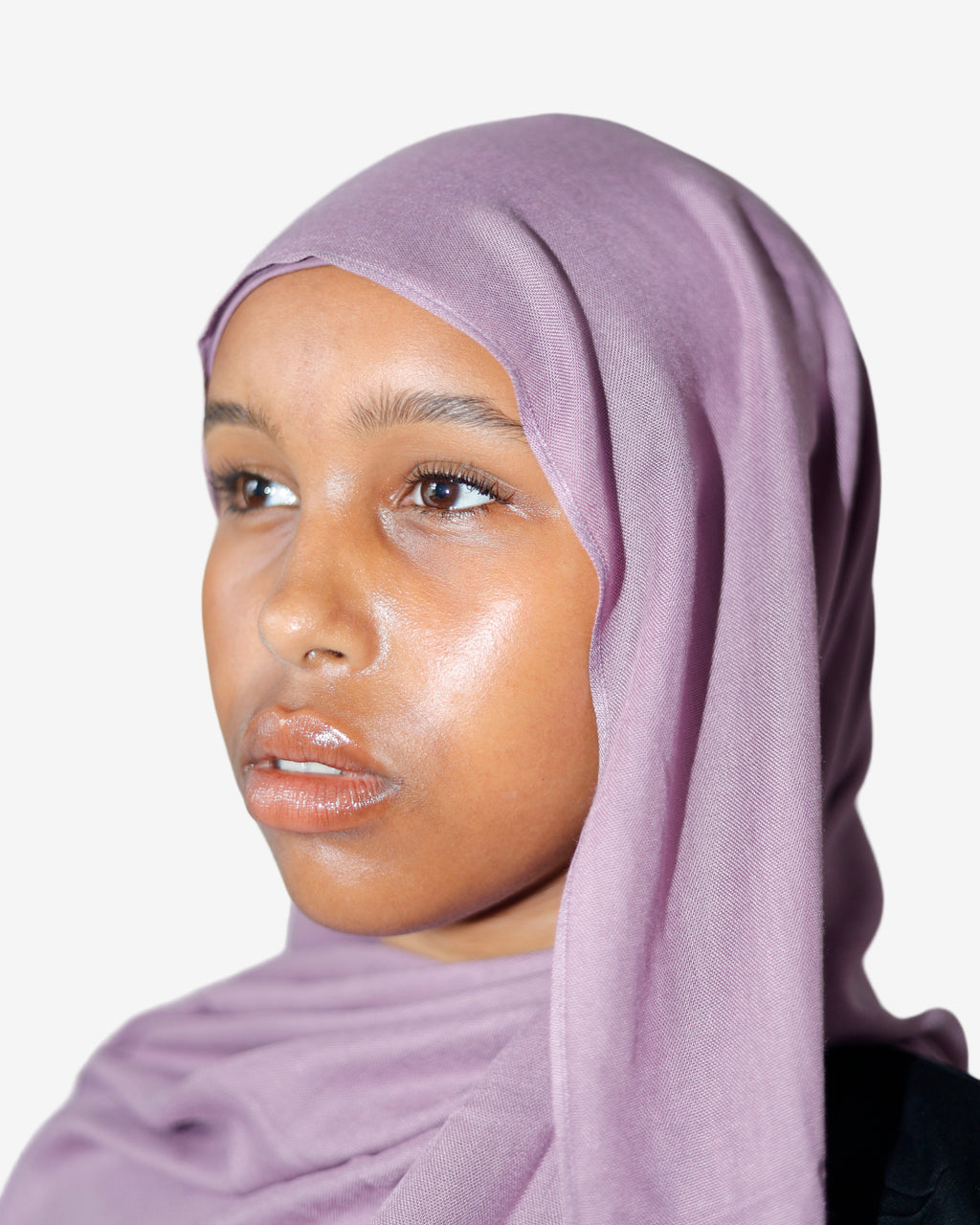 Plum Modal Hijab Set