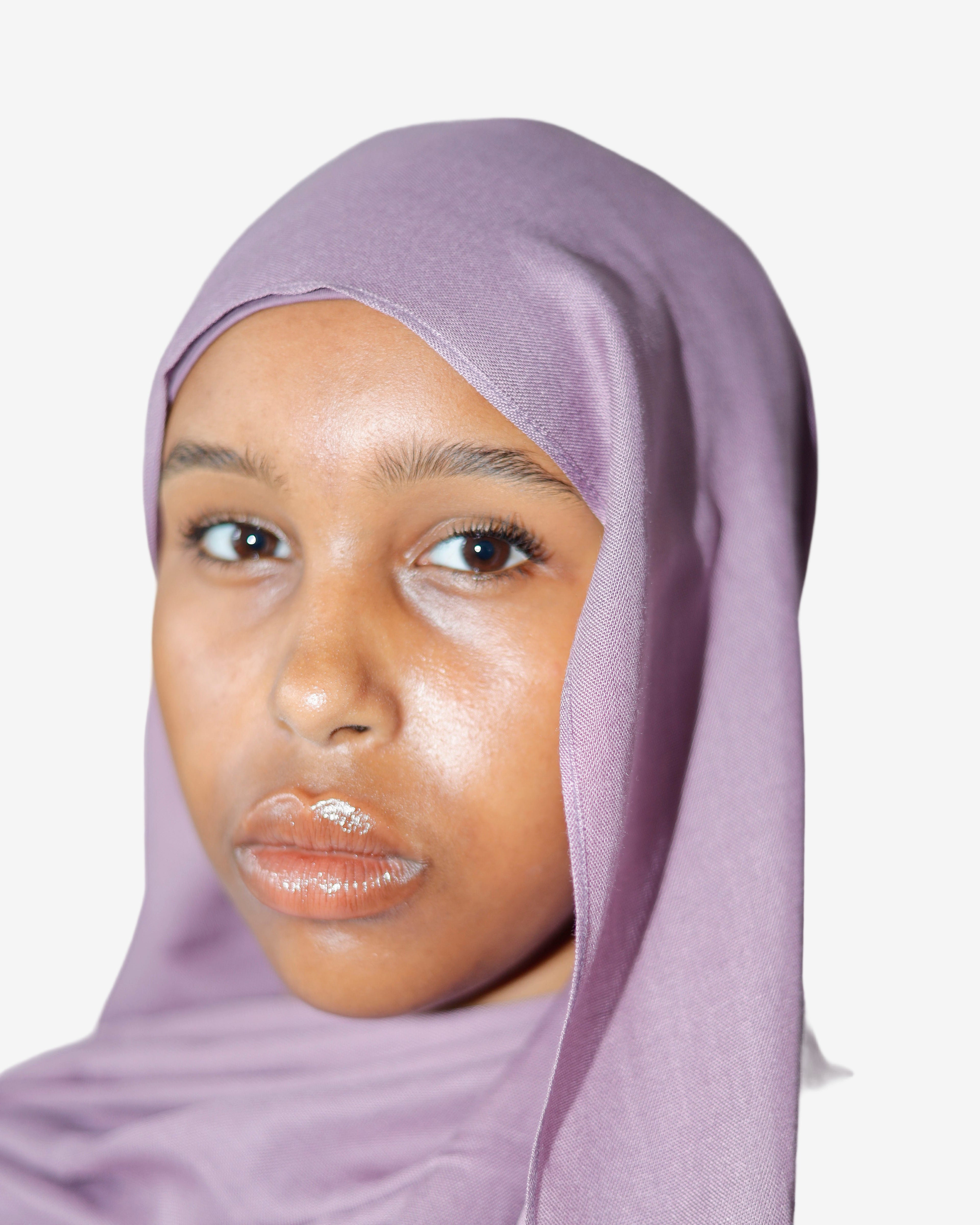 Plum Modal Hijab Set
